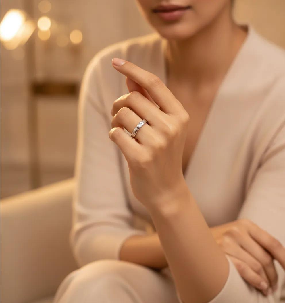 I Love You Zircon Promise Ring